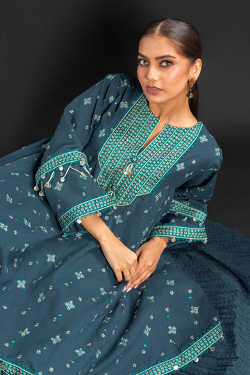 Alkaram Studio FC-C-14B-24-Teal Online Shopping